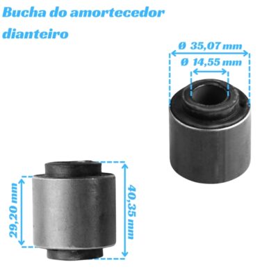 BUCHA AMORTECEDOR DIANTEIRO 35MM