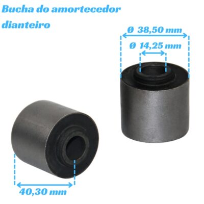 BUCHA AMORTECEDOR DIANTEIRO 38MM