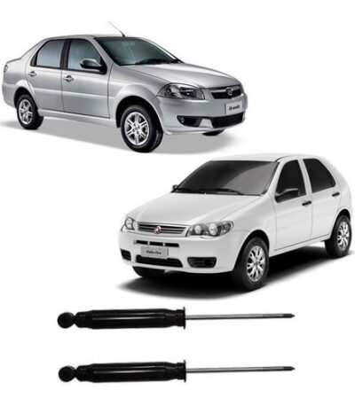 Par Amortecedor Traseiro Fiat Palio Ou Siena Fire Prato Peq