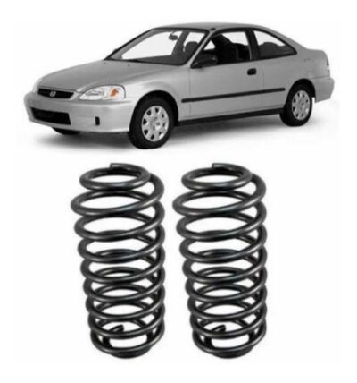 Par Mola Traseira Honda Civic Ex Lx 97 98 99 Até 2000