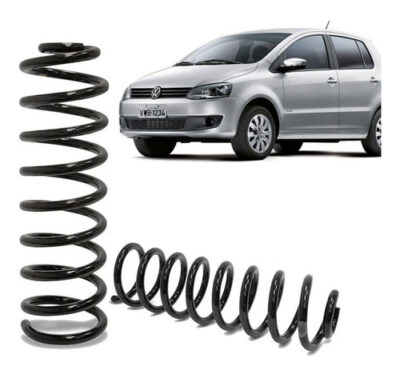 02 Molas Suspensão Dianteira Fox 1.0 2004 Até 2014