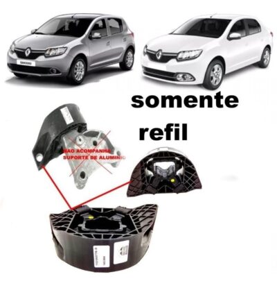 Refil Do Coxim Motor Ld Direito Logan Sandero 1.0 14 15 16