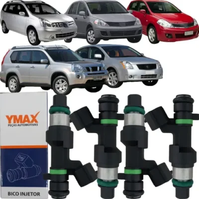 BICO INJETOR 4 FUROS PRETO