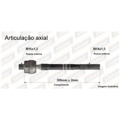 ARTICULACAO AXIAL ROSCA FINA