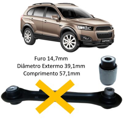 BRACO SUSPENSAO TRASEIRA (TIRANTE)