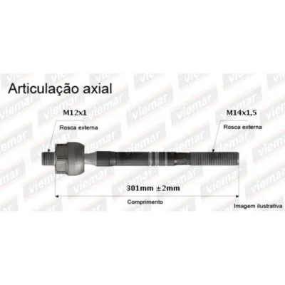 ARTICULACAO AXIAL 345MM