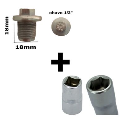 BUJAO DO CARTER CHAVE 17MM DDA