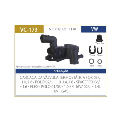 CARCACA VALVULA TERMOSTATICA