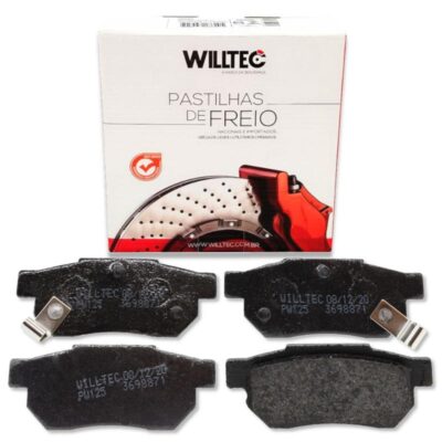 PASTILHA DE FREIO TRASEIRA WILLTEC