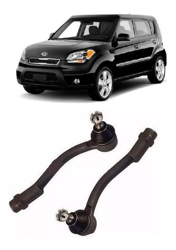 Par De Terminal Direção Kia Soul Dir / Esq - 2008 Até 2014