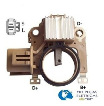 Regulador De Voltagem Ikro Ik 5772 L200 2.2 D 2004 L200 Tri.