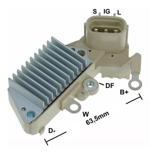 Regulador De Voltagem 14v Gauss Lifan Modelos 320/620 - Imagem 3