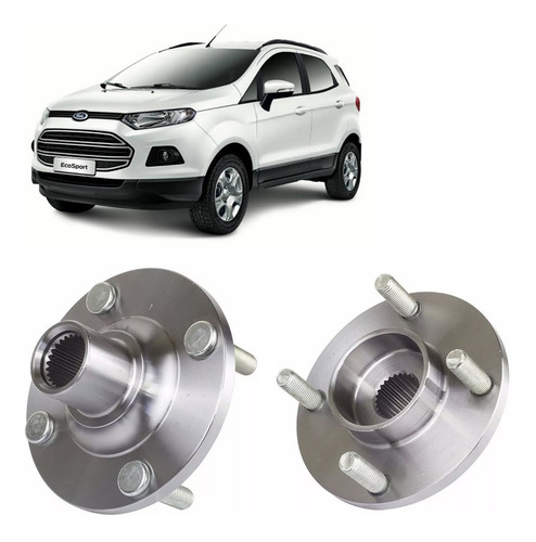 Cubo De Roda Dianteiro Original Novo Ka 1.0 14... 25 Estrias - Imagem 5