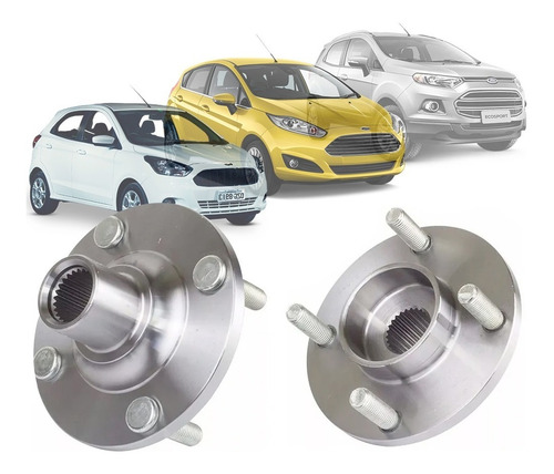 Cubo De Roda Dianteiro Original Novo Ka 1.0 14... 25 Estrias