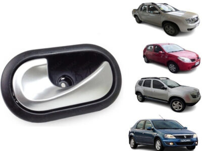 Sandero Logan Duster Oroch Megane Maçaneta Interna Le Cinza