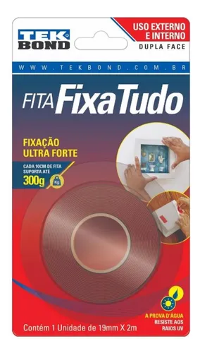 FITA DUPLA FACE 12MM2M BLISTER