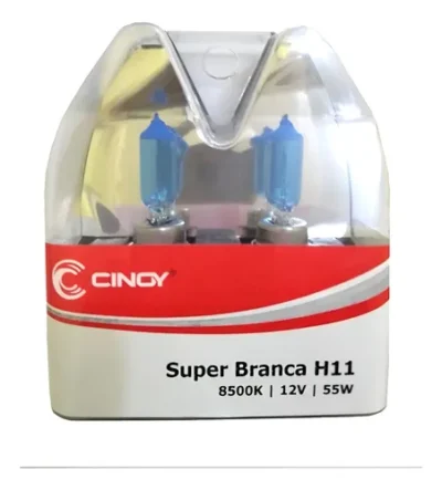 LAMPADA UNIDADE H11 12V 55W SUPER BRANCA