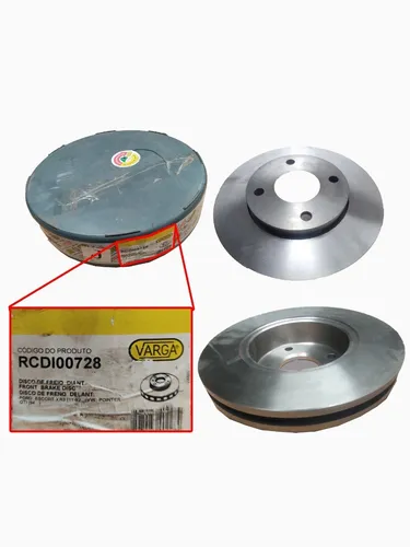 DISCO DE FREIO DIANT VENT C/CUBO UNIDADE