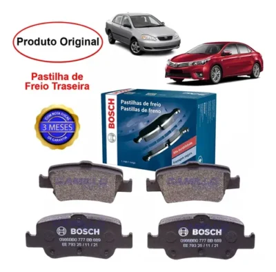 PASTILHA DE FREIO TRASEIRA BOSCH