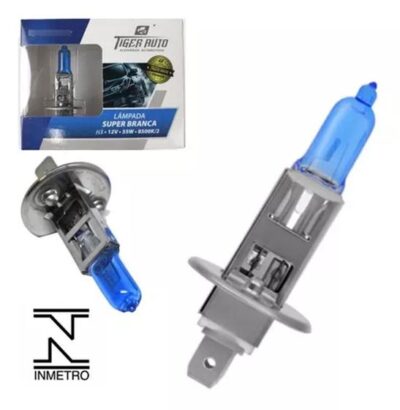LAMPADA UNIDADE H1 12V 55W SUPER BRANCA