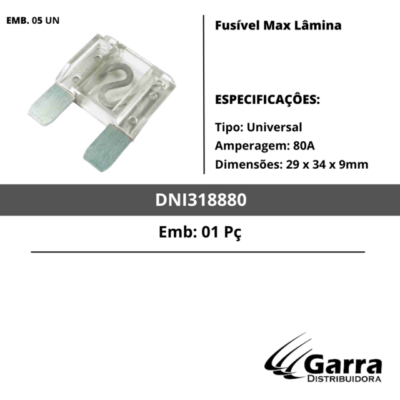 FUSIVEL MAXI 80AMP