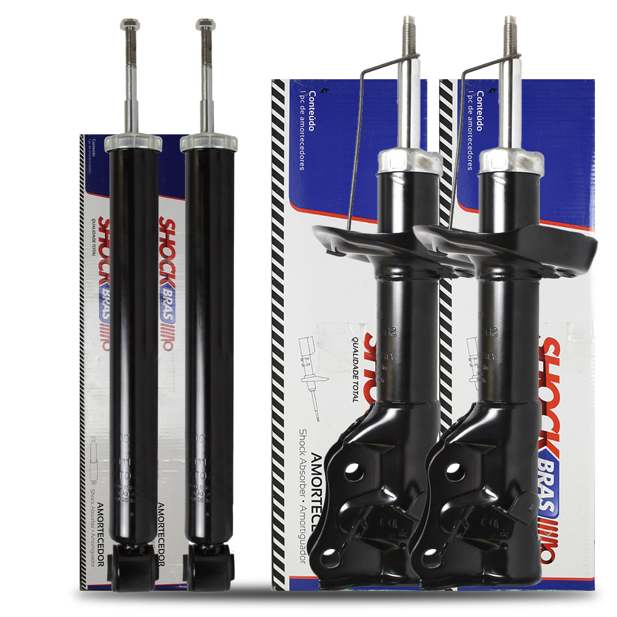 KIT AMORTECEDOR DIANT LD LE STEEL UNIDAD