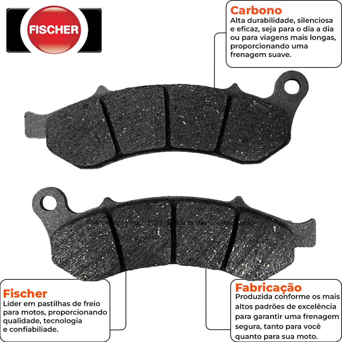 PASTILHA DE FREIO DIANTEIRA C/SENSOR *
