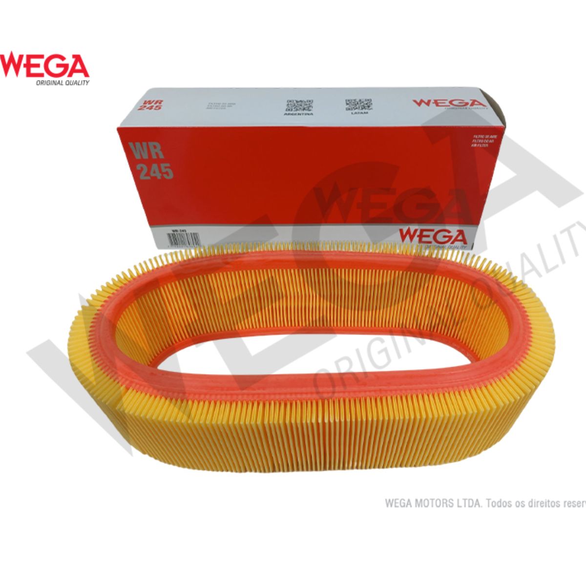 FILTRO DE AR WEGA WR245